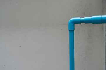 Pvc water pipe that is bent 90 degrees.water pipe back ground, 