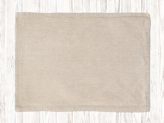 Asian placemat on a white table