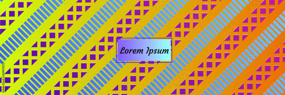 Poster abstract modern background. geometric shapes and lines. colorful gradient vector texture