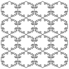LUXURY DESIGN ORNAMENTS GEOMETRIC AZTECS PATTERN