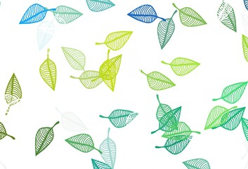 Light Blue, Yellow vector hand painted pattern.