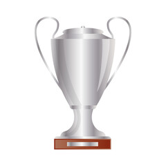 trophy cup award isolated icon