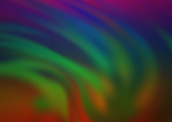 Dark Multicolor, Rainbow vector modern elegant template. Colorful illustration in blurry style with gradient. The best blurred design for your business.
