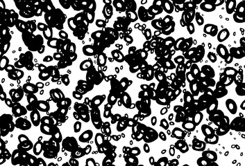 Black and white vector texture with disks.