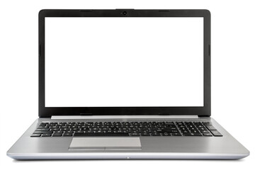 Laptop or notebook with blank screen