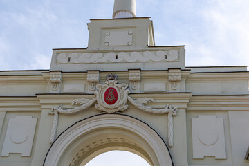 Ruzhany Palace - the main seat of the senior line of the Sapieha noble family. Famous places in...