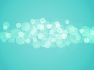 Bluish abstract background. Blue gradient with white circles in the center of the image. Abstraction of sun glare on water. Possible use for your design or as a web background.