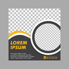 social media web poster template design poster vector