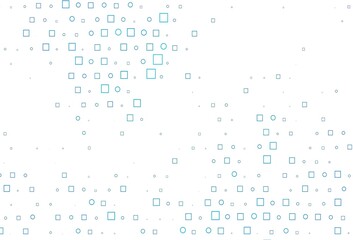 Light BLUE vector background with circles, rectangles.