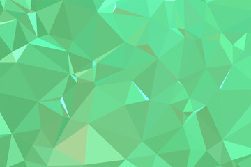 Fototapeta na wymiar Abstract textured Light Green polygonal background. low poly geometric consisting of triangles of different sizes and colors. use in design cover, presentation, business card or website.