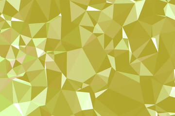 Abstract textured Yellow polygonal background. low poly geometric consisting of triangles of different sizes and colors. use in design cover, presentation, business card or website.