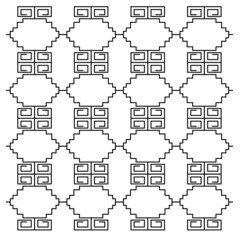 LUXURY DESIGN ORNAMENTS GEOMETRIC AZTECS PATTERN