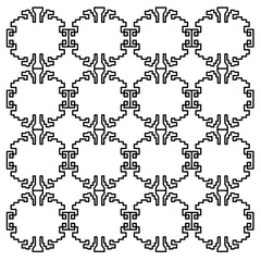 Fototapeta premium LUXURY DESIGN ORNAMENTS GEOMETRIC AZTECS PATTERN