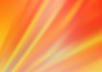 Light Orange vector texture with colored lines. Shining colored illustration with narrow lines. Pattern for ads, posters, banners.