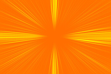 Obraz premium Summer background with gorgeous summer sun. Abstract orange background with sunbeams. Star light effect