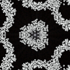 Raster illustration For textile, carpet patterns Persian relief.