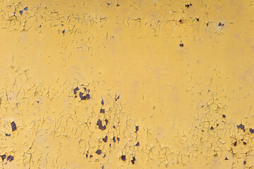 beige golden metal texture with elements of corrosion. Pattern, blank, copy space