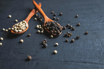 Pepper seeds spices are used for cooking.