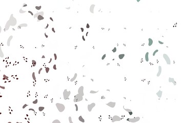 Light Red vector background with abstract forms.