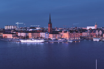 Fototapeta na wymiar panorama of stockholm