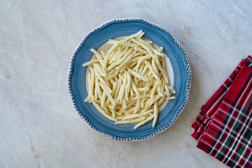 Originial Italian Homemade Trofie Pasta Liguria