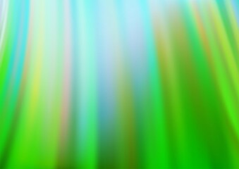 Light Green vector template with liquid shapes. A vague circumflex abstract illustration with gradient. The best blurred design for your business.