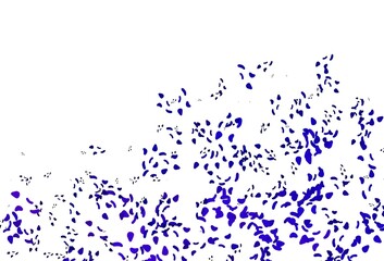 Light Purple vector pattern with chaotic shapes.