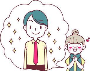 理想の男性について語る女性