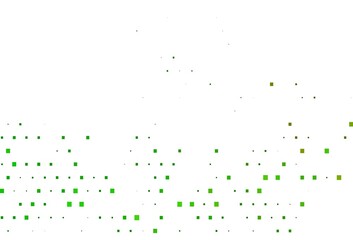 Light Green, Yellow vector cover in polygonal style.