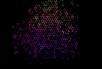 Dark Multicolor, Rainbow vector background with rectangles.