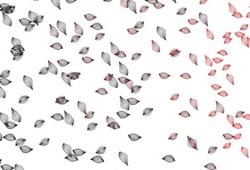 Light Red vector doodle template.