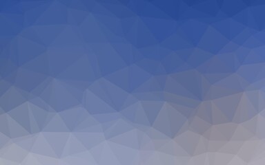 Light BLUE vector blurry triangle texture. A vague abstract illustration with gradient. Completely new template for your business design.
