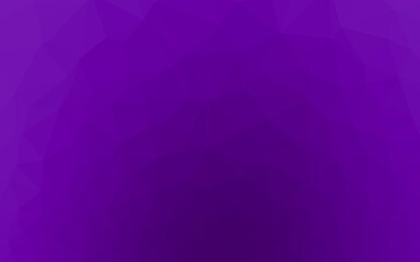 Light Purple vector shining triangular pattern. Shining illustration, which consist of triangles. Completely new template for your business design.