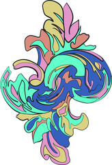 abstract floral background