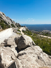 Low angle landscape view from Master's road.