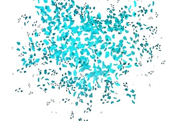 Fototapeta premium Light Blue, Green vector backdrop with abstract shapes.