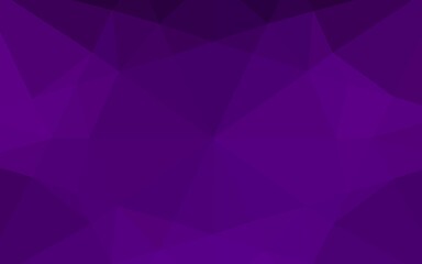 Obraz premium Dark Purple vector abstract polygonal cover. Glitter abstract illustration with an elegant design. A new texture for your design.