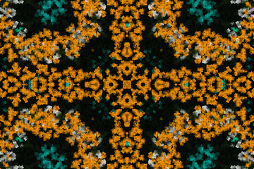 Kaleidoscope abstract background abstract classic pattern.