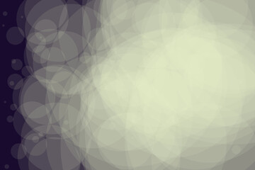 Fototapeta premium Isolated comic texture with overlapping bubbles gradually increasing in size with soft edges