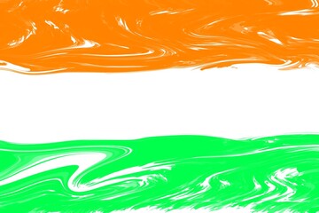 Indian tricolor abstract background for Independence day & Republic day