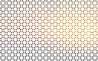 Light Orange vector backdrop with lines, triangles. Beautiful illustration with triangles in nature style. Pattern can be used for websites.