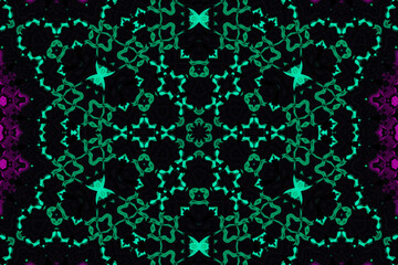 Abstract Explode Spread Smooth Concept Symmetric Pattern Ornamental Kaleidoscope