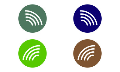 Network line icons set vector illustration eps10