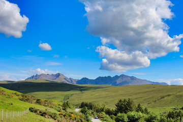 Fototapeta premium Montañas Escocia