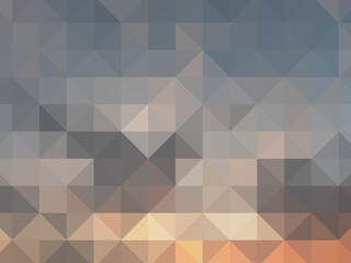 Multi-colored rectangular pixel background. The texture consisting of multi-colored triangles.