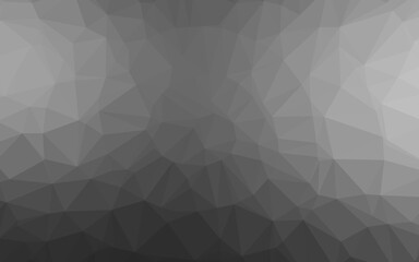 Fototapeta premium Dark Silver, Gray vector triangle mosaic texture. Glitter abstract illustration with an elegant design. Brand new style for your business design.