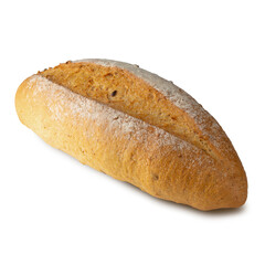 Bread isolated on white background.