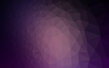 Dark Pink vector blurry triangle template. Brand new colorful illustration in with gradient. Completely new template for your business design.