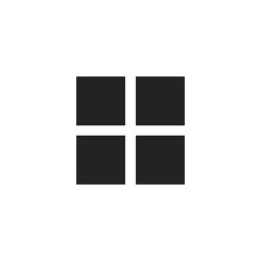 Grid Modern Simple Vector Icon