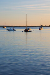 Sunset at Christchurch Harbour